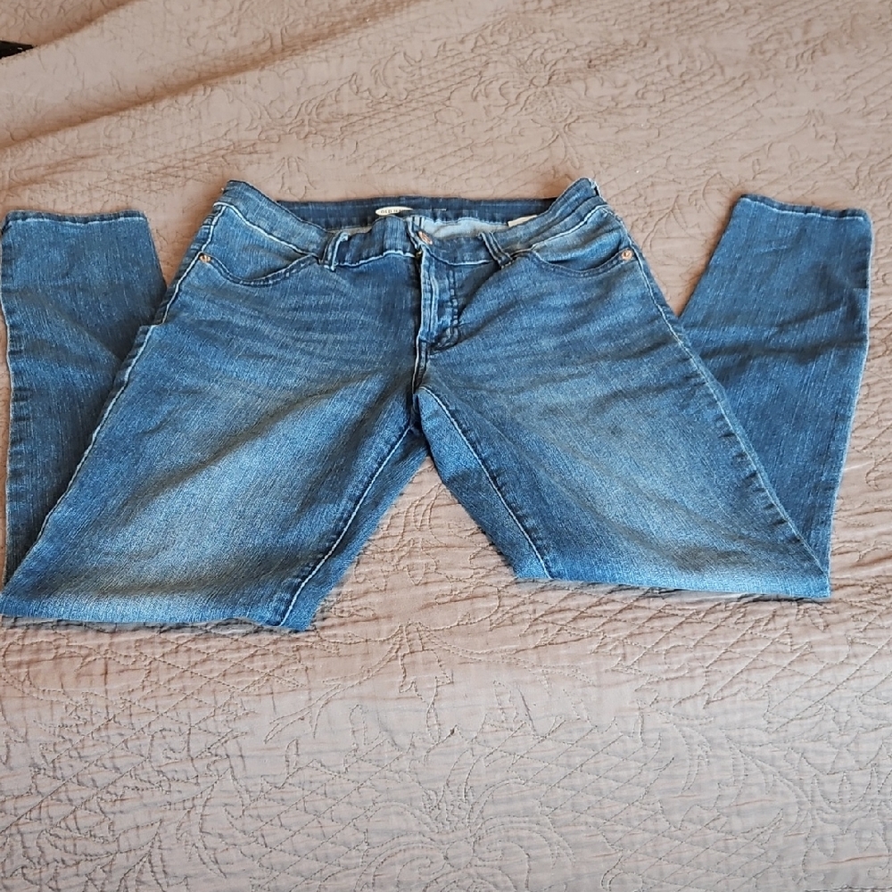 Old Navy Blue Super Skinny Jeans, Size 4
